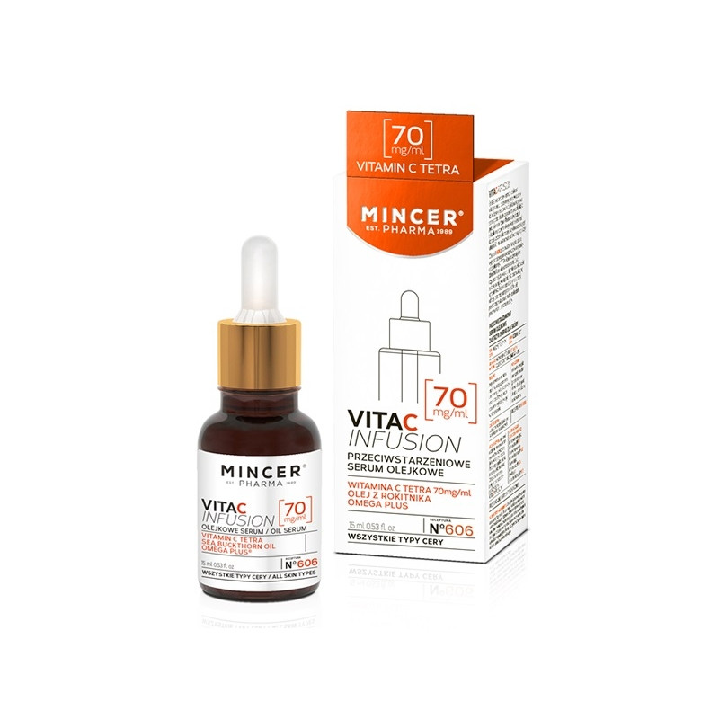 MINCER Pharma VITA C Infusion przeciwstarzeniowe serum olejkowe 15 ml
