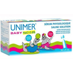 Unimer Baby NaCl 0,9% sól fizjologiczna 5 ml 50 ampułek