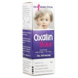 Oxalin Baby 0,25mg/g żel do nosa aerozol 10g