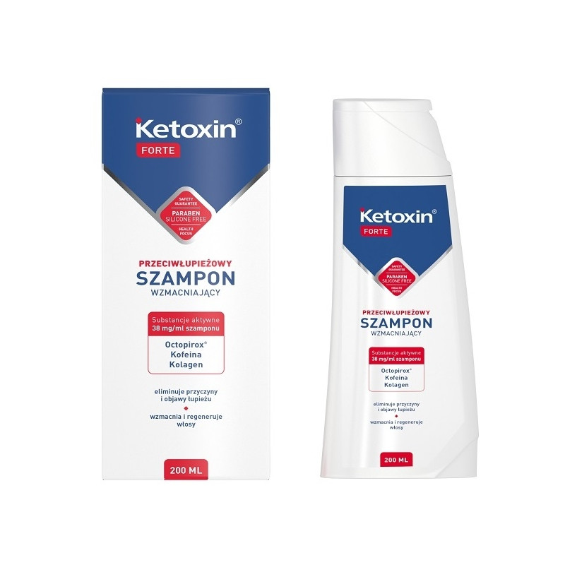 KETOXIN Forte szampon przeciwłupieżowy 200 ml