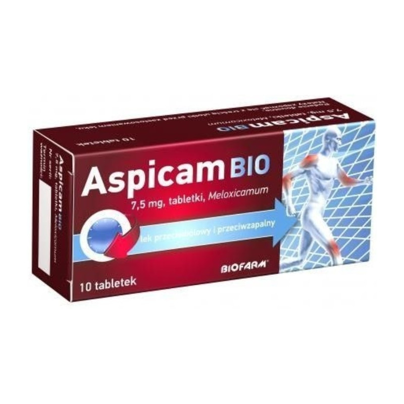 Aspicam Bio 7.5mg x 10 tabletek