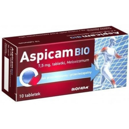 Aspicam Bio 7.5mg x 10 tabletek