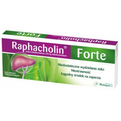 Raphacholin forte x 10 tabletek powlekanych