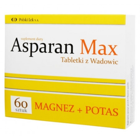 Asparan MAX Tabletki z Wadowic, 60 szt.