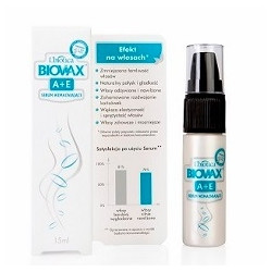 BIOVAX Serum wzmacniające do włosów z witaminami A+E 15 ml