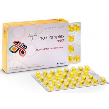 Lino Complex NNKT, olej lniany zimnotłoczony x 60 kaps.