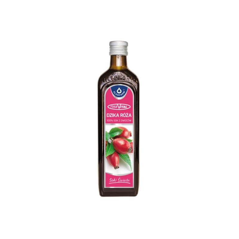 Oleofarm Dzika róża 100% sok z owoców, rosaVital 490 ml
