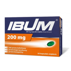 Ibum 200 mg x 10 kaps.