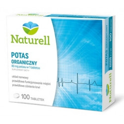 Naturell Potas organiczny 80 mg x 100 tabletek
