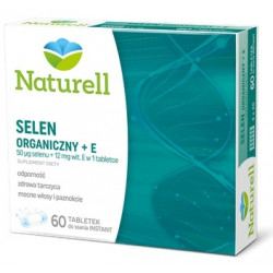 Naturell Selen organiczny 50 µg  + wit. E (12 mg) x 60 tabl.
