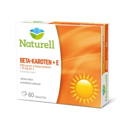 Naturell Beta-karoten 1000 µg + wit. E 10 mg x 60 tabl.