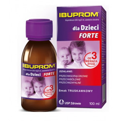 Ibuprom dla dzieci Forte 200mg/5ml zawiesina doustna 100ml