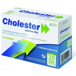 Cholester 30 tabletek. Na cholesterol