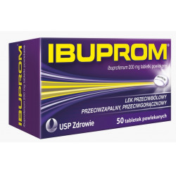 Ibuprom 200mg 50 tabletek