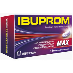 Ibuprom MAX 400mg 48 tabletek