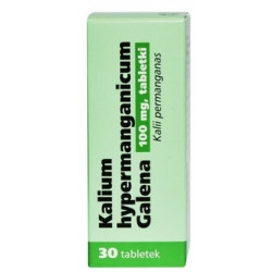 Kalium hypermanganicum 100mg  x 30 tabletek