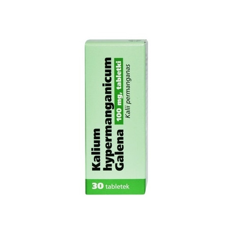 Kalium hypermanganicum 100mg  x 30 tabletek