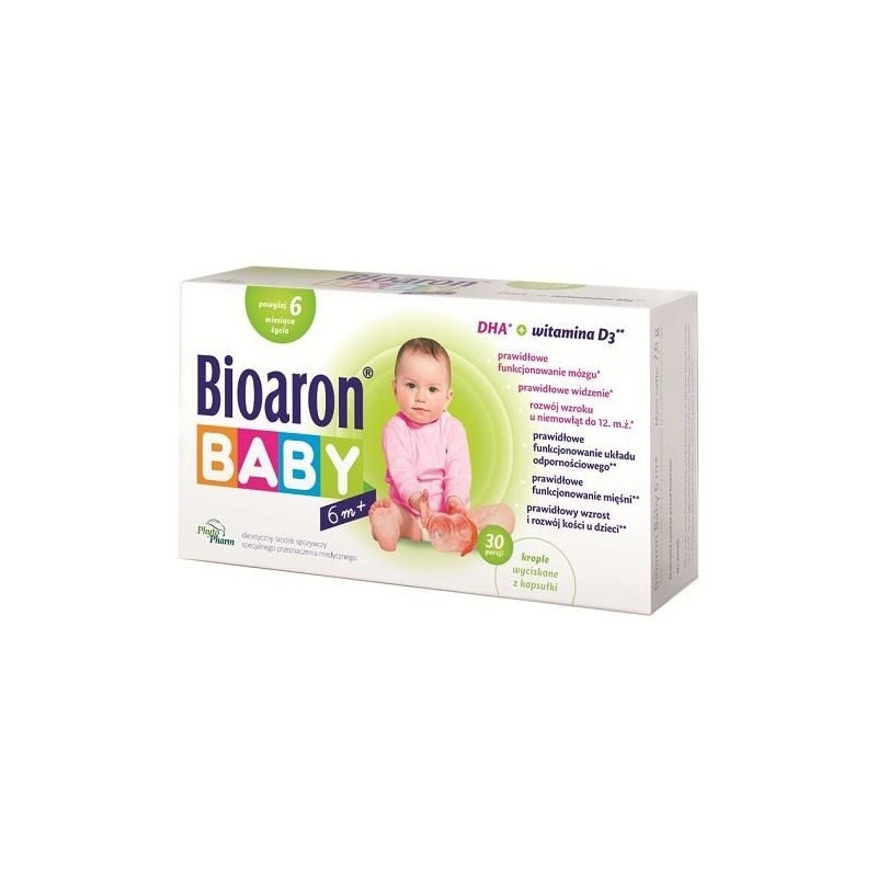 Biaoron Baby 6m+  plus GRATIS Bioaron D 2000 jm 30 kapsułek