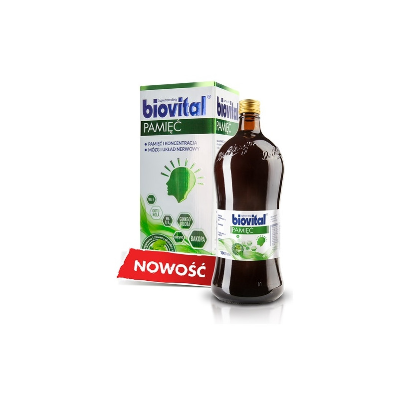 Biovital Pamięć Suplement diety, 1000 ml