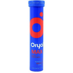 Oryal Max elektrolity, smak malinowy, 15 tabletek musujących