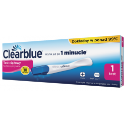 Test ciążowy ClearBlue CB11 szybkie wykrywanie  1 szt.