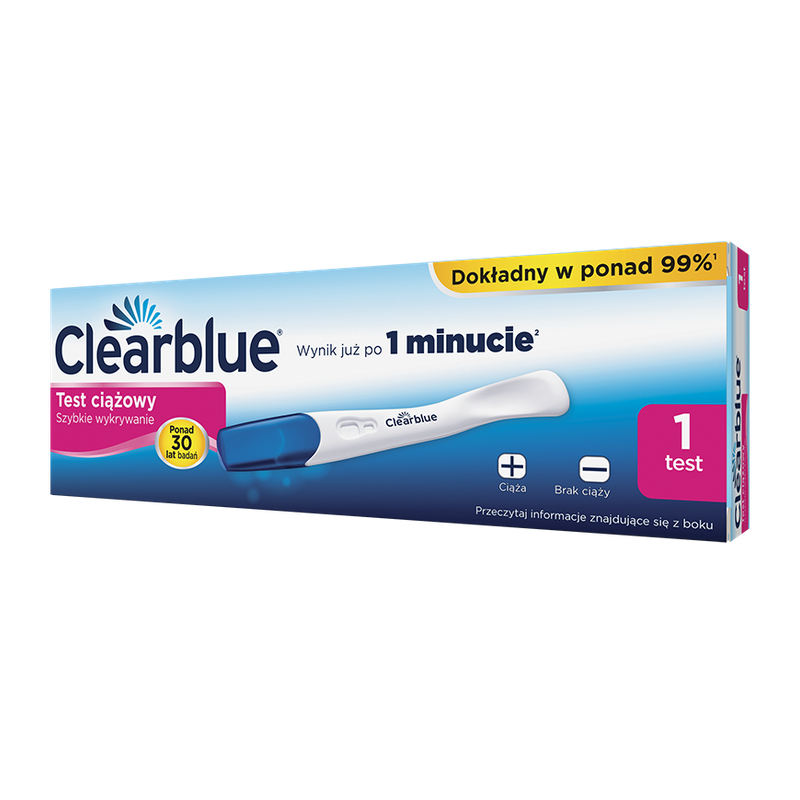 Test ciążowy ClearBlue CB11 szybkie wykrywanie  1 szt.