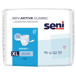 Elastyczne majtki chłonne Seni Active Classic rozm. XL Extra Large, 10 sztuk