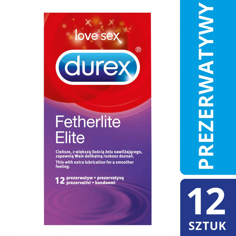 DUREX Fetherlite Elite prezerwatywy x 12 szt.