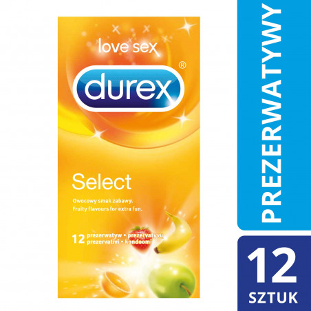 DUREX Select prezerwatywy x 12 sztuk