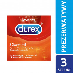 DUREX Close fit prezerwatywy x 3 szt.
