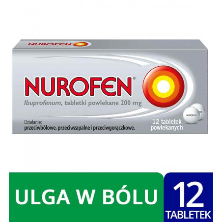 Nurofen 200 mg x 12 tabletek powlekanych
