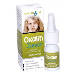 Oxalin Junior żel do nosa 0,5mg/g, dla dzieci powyżej 6 lat 10 g