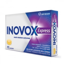 INOVOX EXPRESS Smak miodowo-cytrynowy  12 pastylek