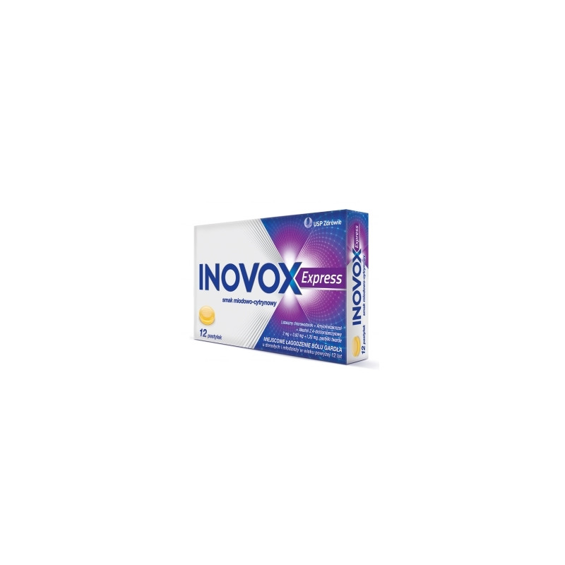 INOVOX EXPRESS Smak miodowo-cytrynowy  12 pastylek