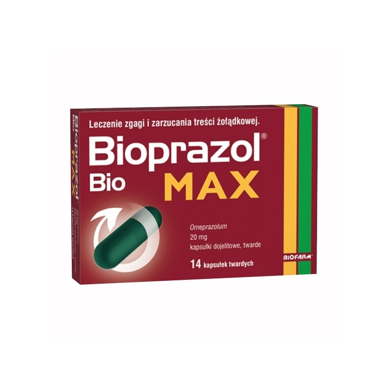 Bioprazol Bio Max 0,02g x 14 kapsułek