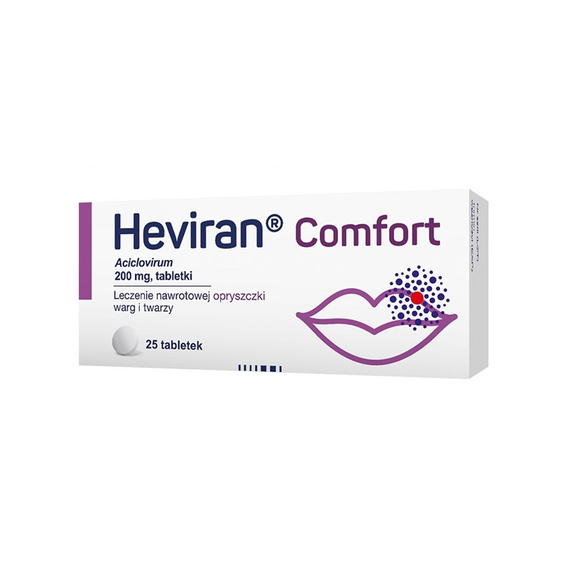 Heviran Comfort 200 mg 25 tabletek