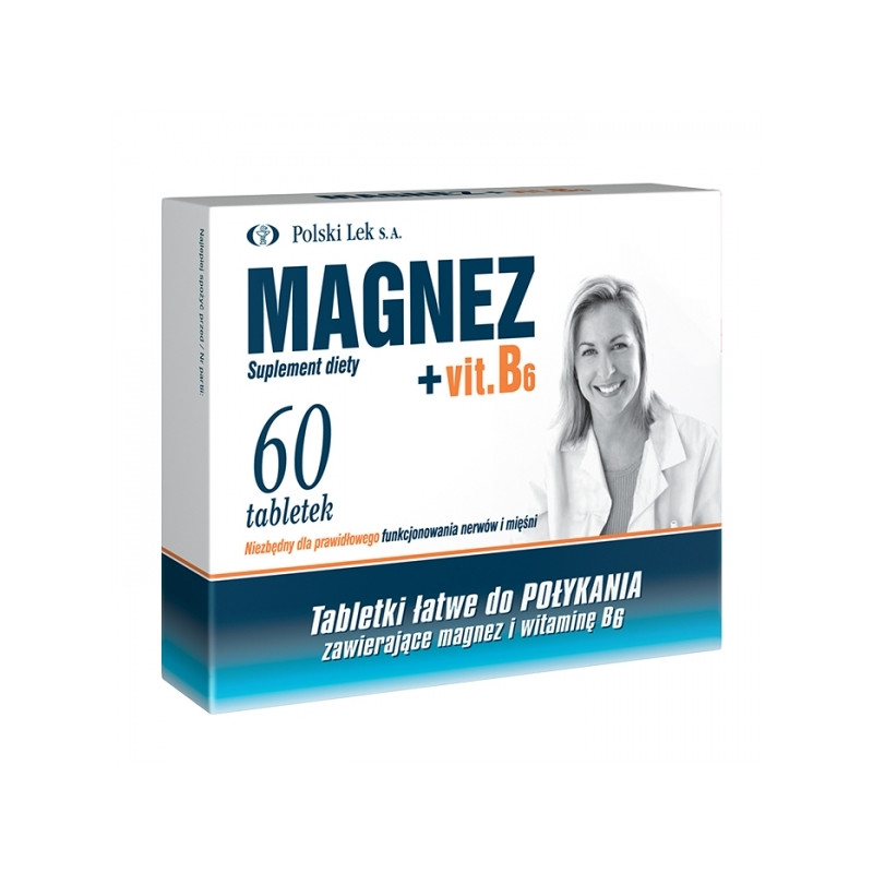 Magnez +Vit.B6 60 tabl. Polski lek 09.06.2019 r.