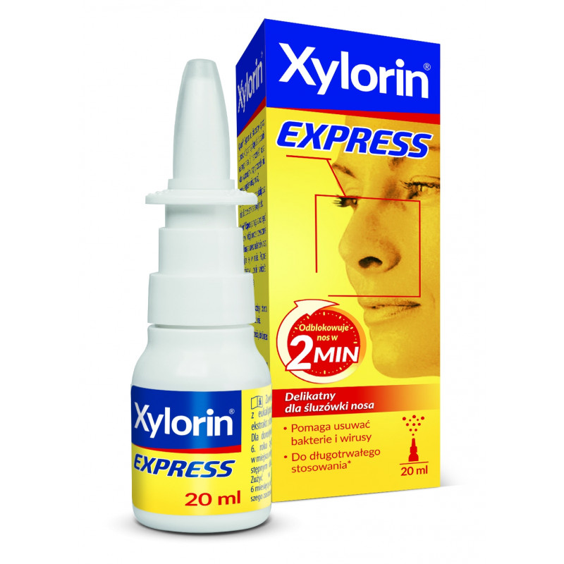 Xylorin Express spray do nosa 20 ml