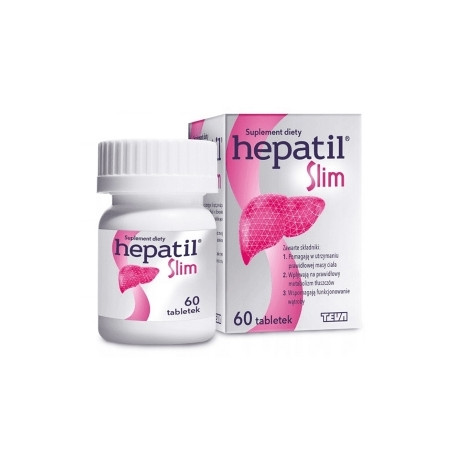 Hepatil Slim 600mg 60 tabletek