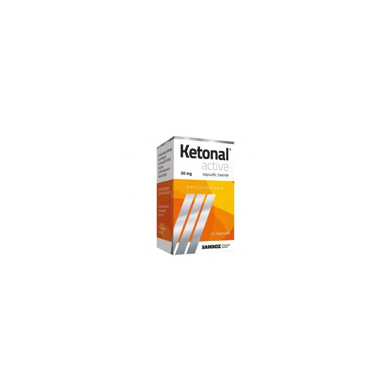 Ketonal Active 50mg 20 kapsułek