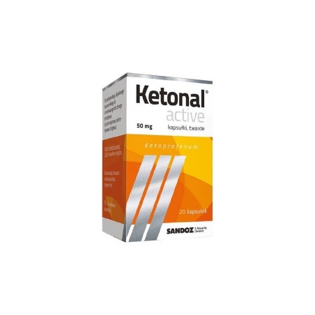 Ketonal Active 50mg 20 kapsułek