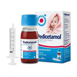 Pedicetamol 100mg/ml Roztwór doustny dla dzieci i niemowląt od urodzenia 60ml