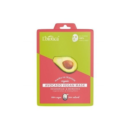 L'Biotica Avocado Vegan Mask 23ml