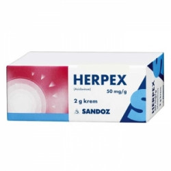 Herpex - 0,05 g/g, krem na opryszczkę, 2 g