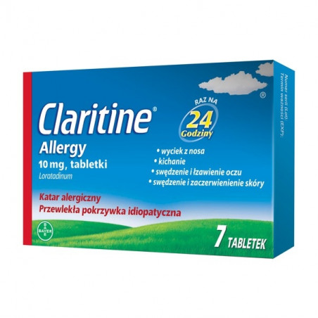 Claritine Allergy 10mg 7 tabletek 31.10.2019 r.