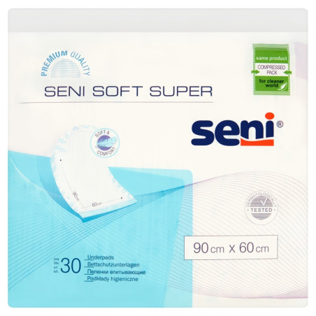 Podkłady higieniczne SENI SOFT 60 x 90cm x 30 szt.
