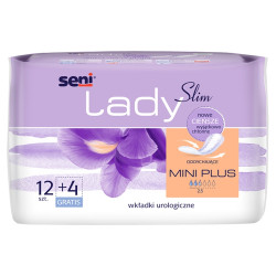 Seni Lady Slim Mini Plus Wkładki urologiczne 16 sztuk