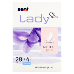 Seni Lady Slim Micro Wkładki urologiczne 32 sztuki