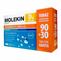 Molekin D3 2 000 j.m. 120 tabletek