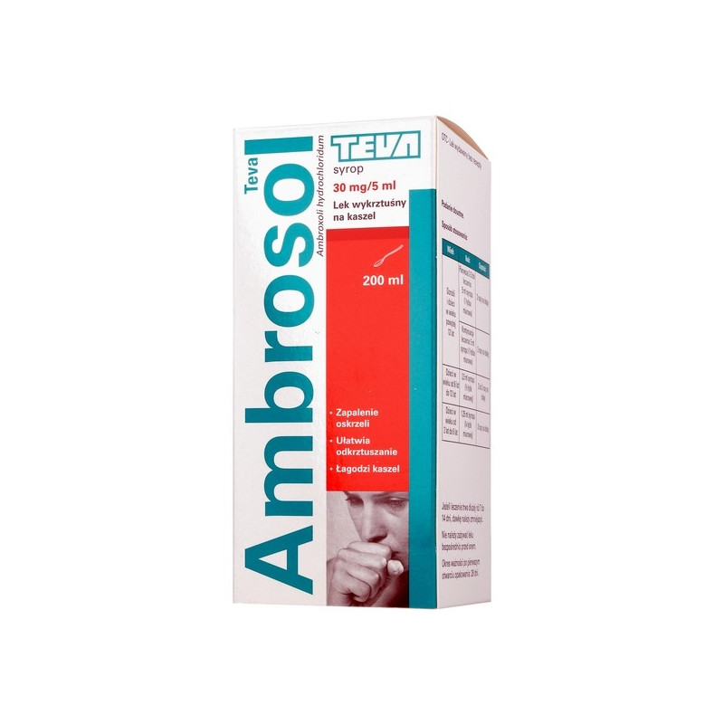 Ambrosol TEVA 30mg/5ml syrop 200ml